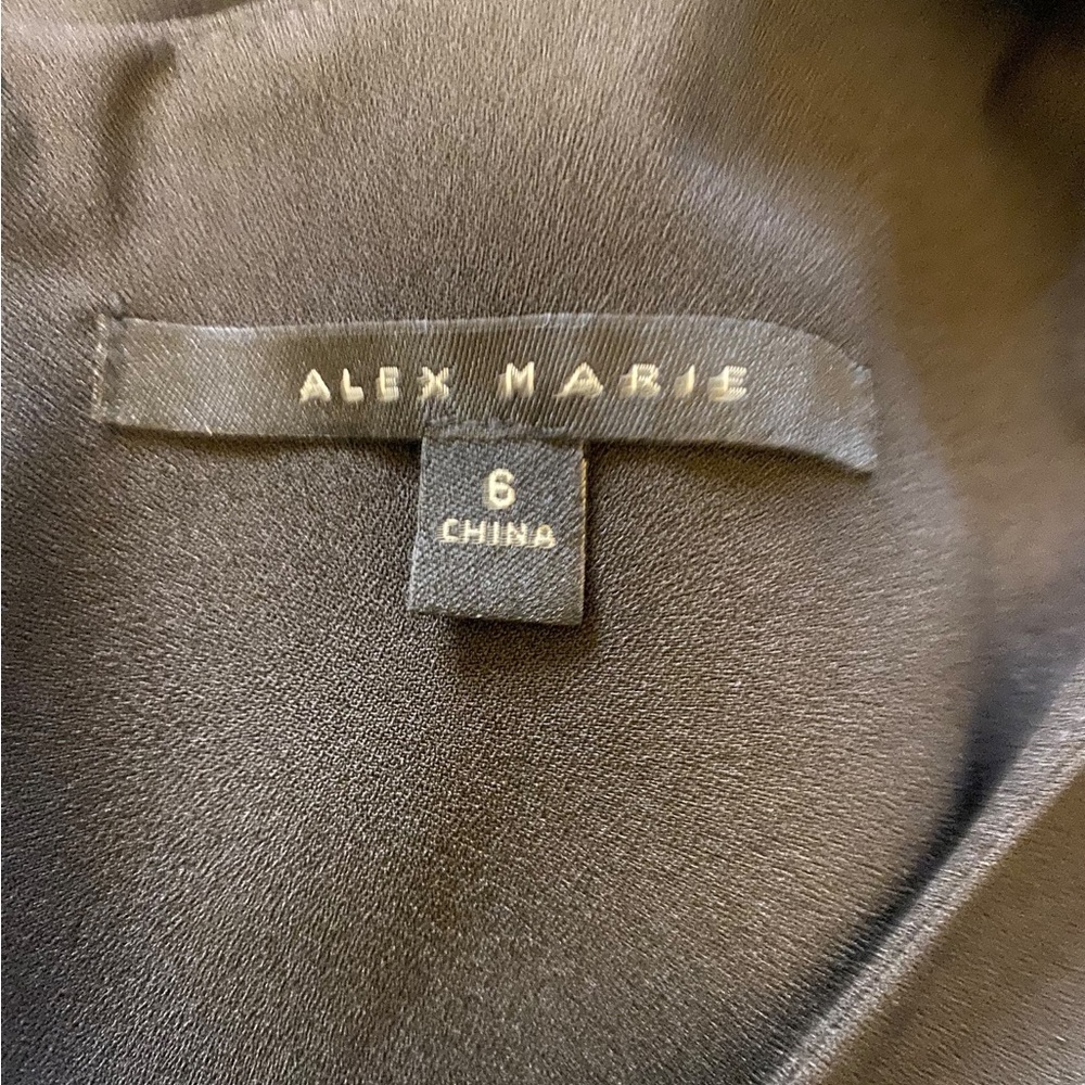 Alex Marie Maternity Jumpsuit, Black, Size 6 - Picture 7 of 10